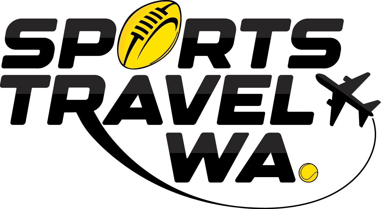 Sports Travel WA logo.